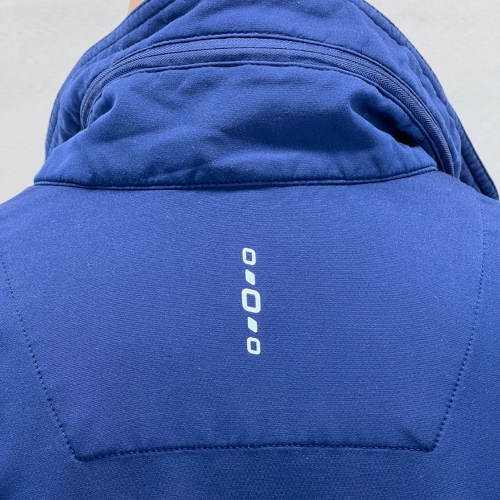 Women's Navy Zip-Front Performance Jacket - Picture 8 of 16